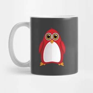 Red Penguin Mug